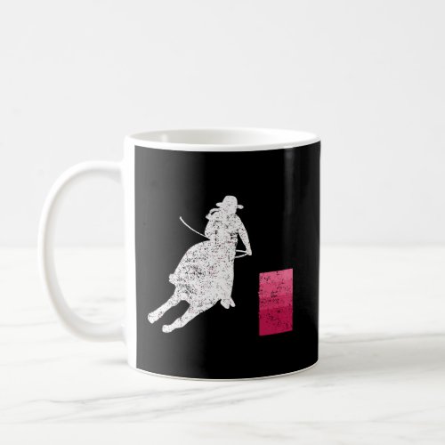 Barrel Racing Rodeo Cowgirl Vintage Gift Coffee Mug