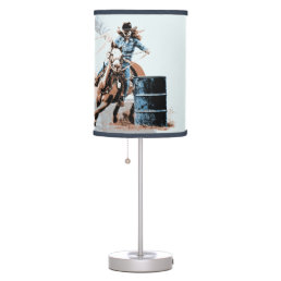 Barrel Racing Table Lamp