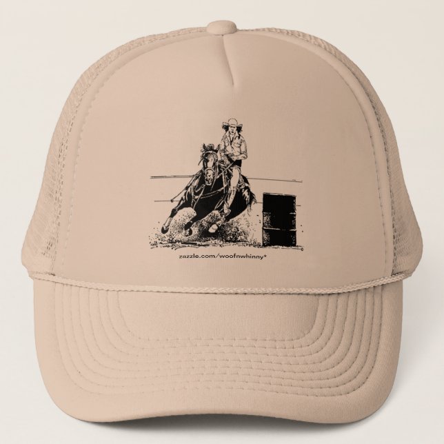 Barrel Racing Trucker Hat (Front)