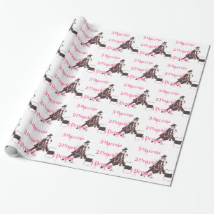 Barrel Racing Wrapping Paper
