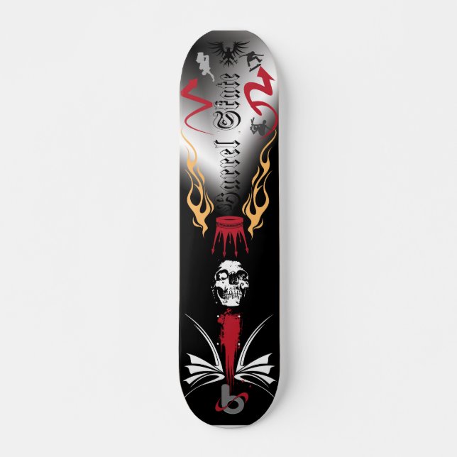 Barrel X Skate Skateboard Deck (Front)