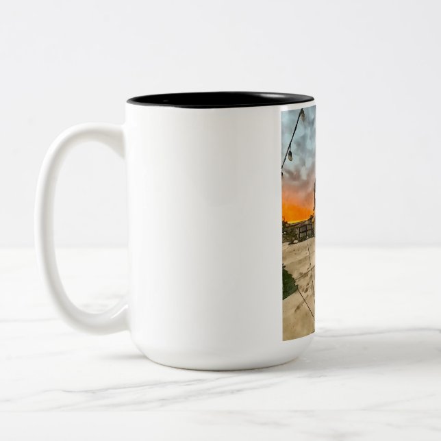 Barrels at Sunset Mug (Left)