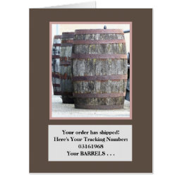 BARRELS OF FUN/BIRTHDAY FROM GROUIP/OVERSIZED CARD