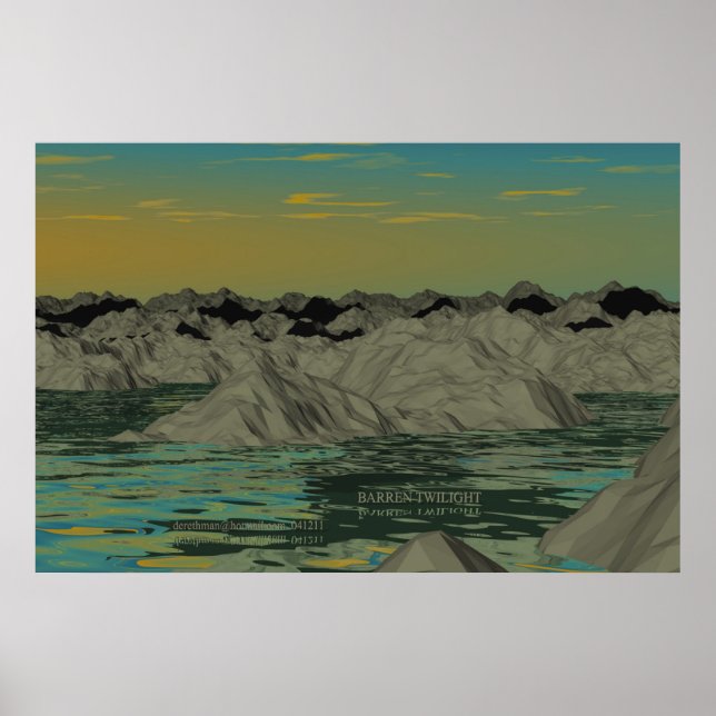 Barren (print) poster (Front)