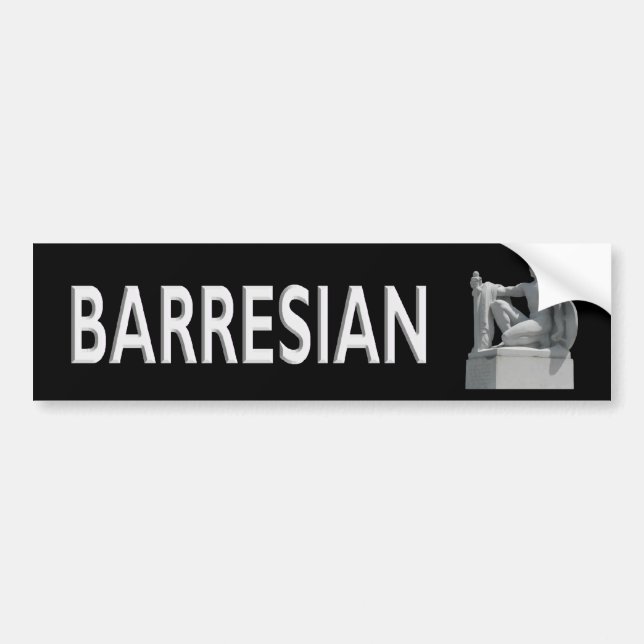 Barresian Bumper Sticker (Front)