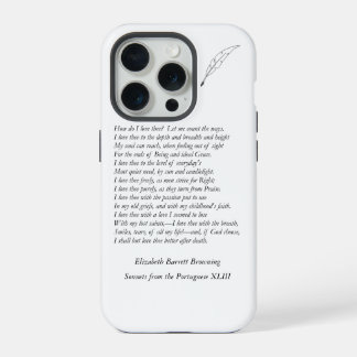 Barrett Browning - Sonnets from the Portuguese 43 iPhone 15 Pro Case
