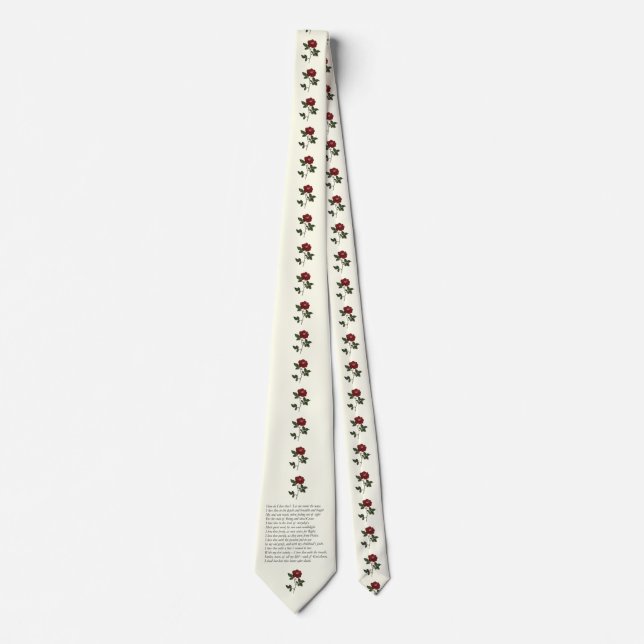Barrett Browning - Sonnets from the Portuguese 43 Neck Tie (Front)