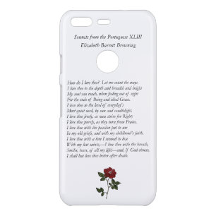 Barrett Browning - Sonnets from the Portuguese 43 Uncommon Google Pixel Case