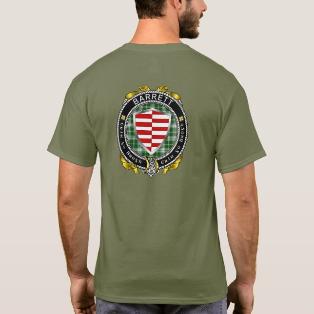 Barrett Irish Shield T-Shirt (Back)