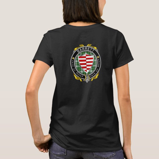 Barrett Irish Shield Women's T-Shirt (Back)
