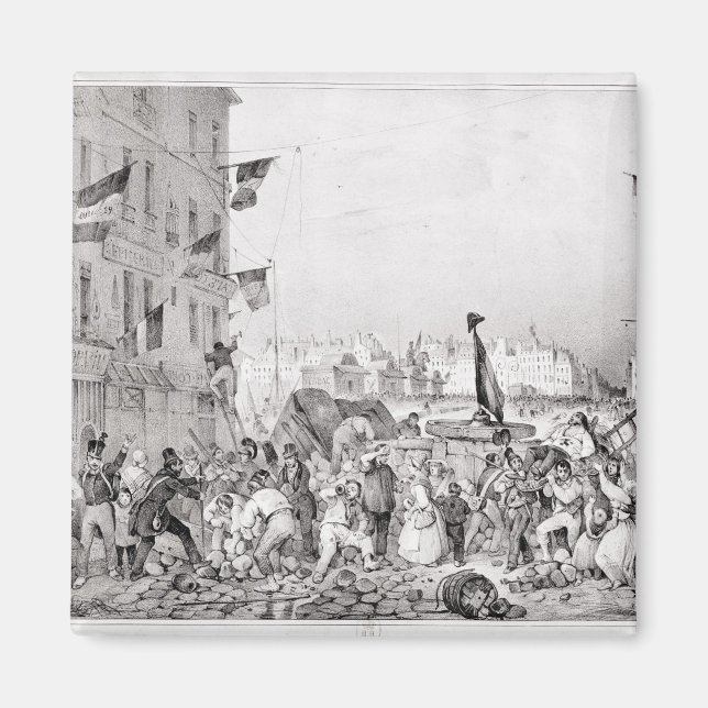 Barricade at the Rue Dauphine Magnet (Front)