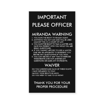 BarricadE XXXX/Arrest Warning Appointment Card BarricadE XXXX/Arrest Warning Appointment Card