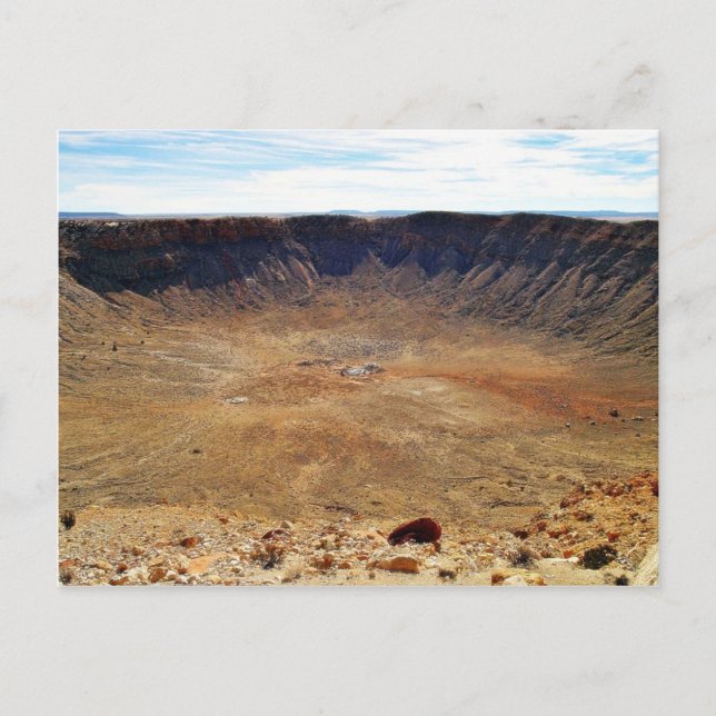 Barringer Meteorite Crater Postcard (Front)