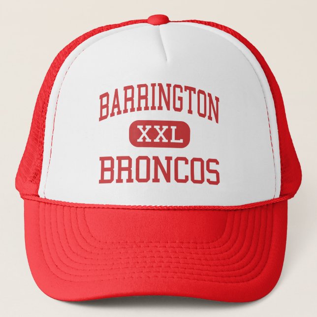 Barrington - Broncos - High - Barrington Illinois Trucker Hat (Front)