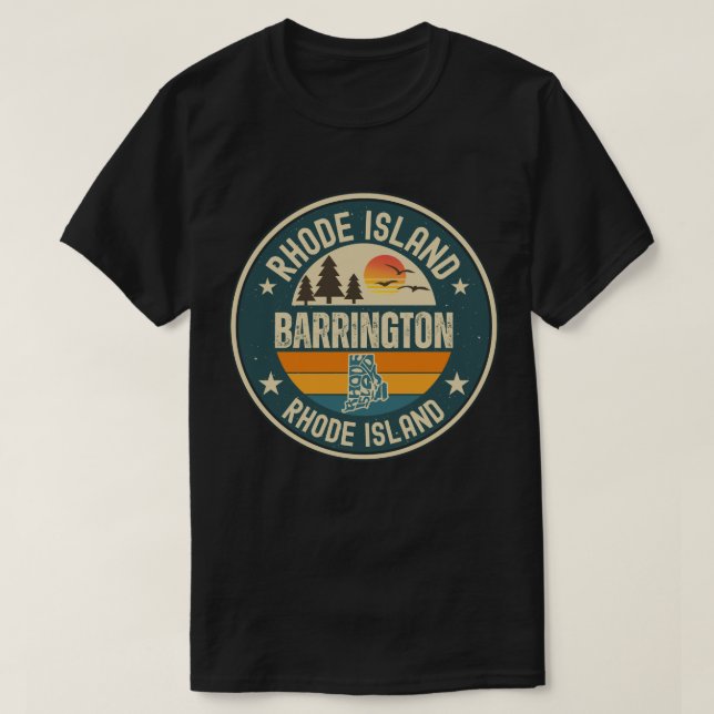 Barrington, Rhode Island T-Shirt (Design Front)