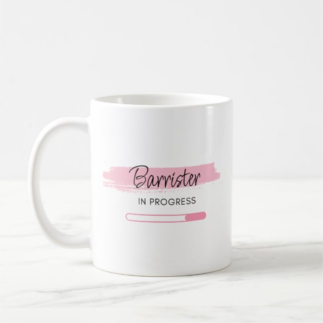 Barrister In Progress – Personalized Coffee Mug (Left)