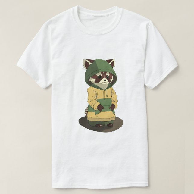 Barron the Raccoon  T-Shirt (Design Front)