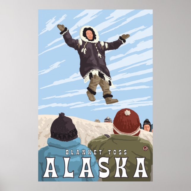 Barrow, Alaska Blanket Toss Poster (Front)