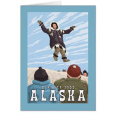 Barrow, Alaska Blanket Toss Vintage Travel (Front)