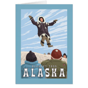 Barrow, Alaska Blanket Toss Vintage Travel