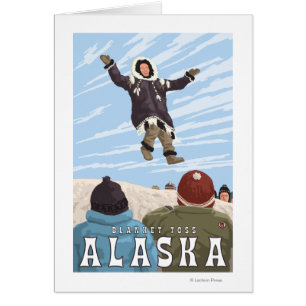 Barrow, Alaska Blanket Toss Vintage Travel