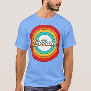 Barrows Name Shirt Vintage Barrows Circle