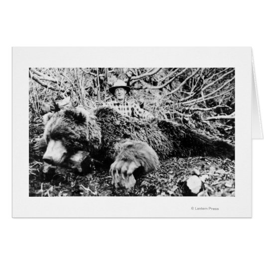 Barr's Bear Over 10 Foot Long, Alaska Cards (Front Horizontal)