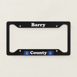 Barry County Michigan LPF License Plate Frame