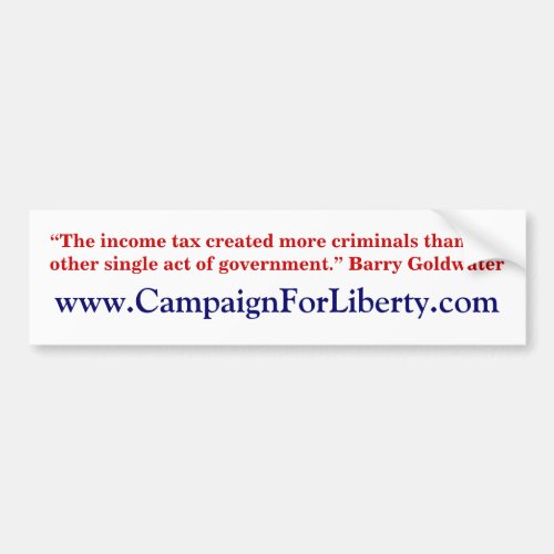 Barry Goldwater quote bumper sticker