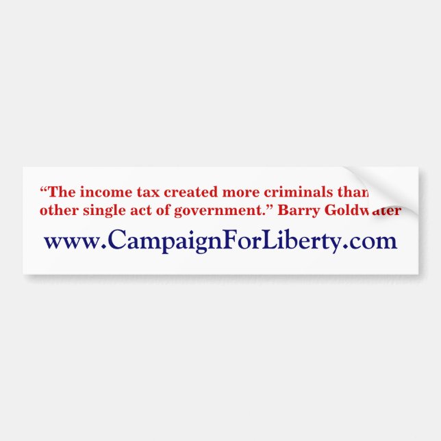 Barry Goldwater quote bumper sticker (Front)