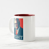 Barry Goldwater Right Two-Tone Coffee Mug (Front Left)