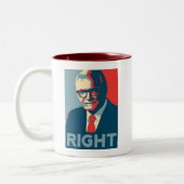 Barry Goldwater Right Two-Tone Coffee Mug (Left)