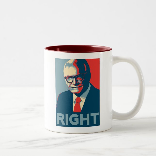Barry Goldwater Right Two-Tone Coffee Mug (Right)