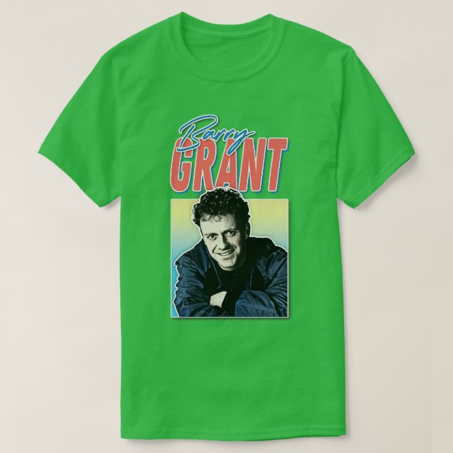 Barry Grant Brookside 80s Aesthetic Fan Design T-Shirt (Design Front)