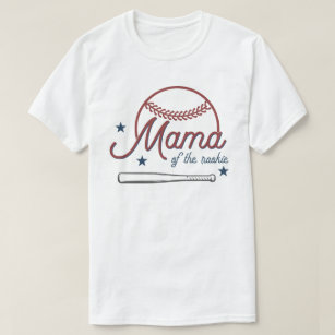 BARRY Mama of the Rookie Baseball Birthday T-Shirt