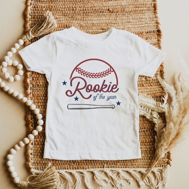 BARRY Rookie of the Year Baseball Birthday Baby T-Shirt (Creator Uploaded)