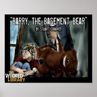 Barry, The Basement Bear Artwork Poster
