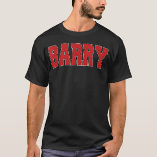 Barry United Kingdom Varsity Style Vintage Retro T-Shirt