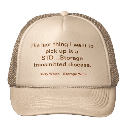 Barry Weiss STD Cap- Storage Wars Mesh Hat