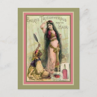 Barrys Tricopherous For The Hair Postcard
