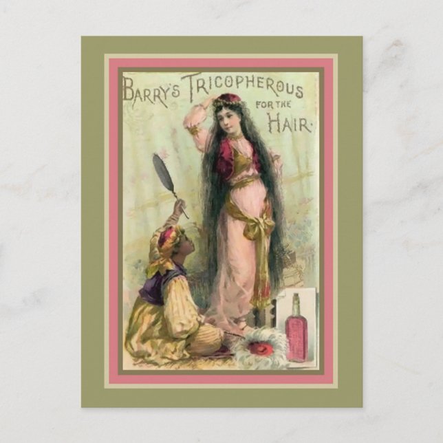 Barrys Tricopherous For The Hair Postcard (Front)