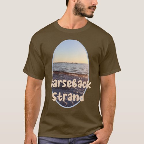 Barseback Strand Sunset Beach Sweden T_Shirt