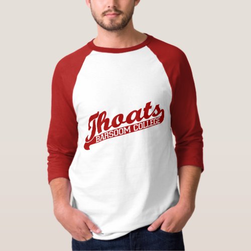 Barsoom College Thoats Carter Raglan T_Shirt