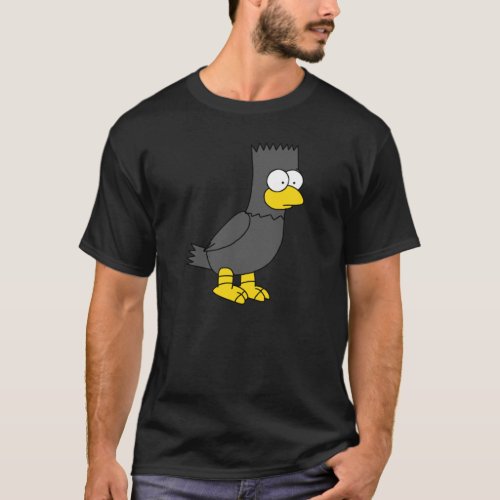 Bart as Edgar Allen Poe Raven Nevermore Halloween7 T_Shirt