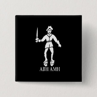 Bart Roberts #1-White Pinback Button
