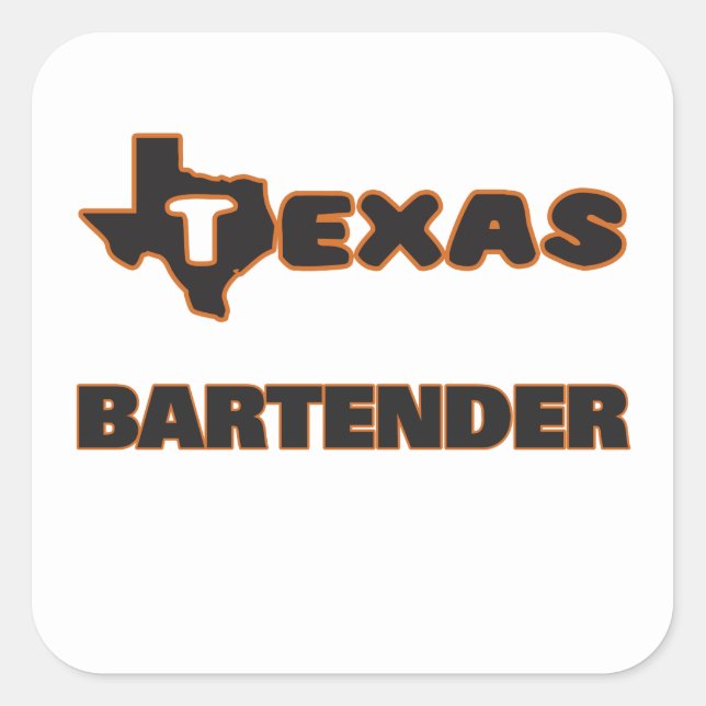 BARTENDER49990664.png Square Sticker (Front)