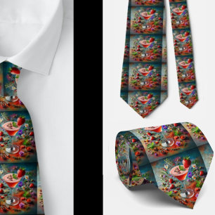 Bartender Alcoholic Cocktail Sophisticated Neck Ti Tie