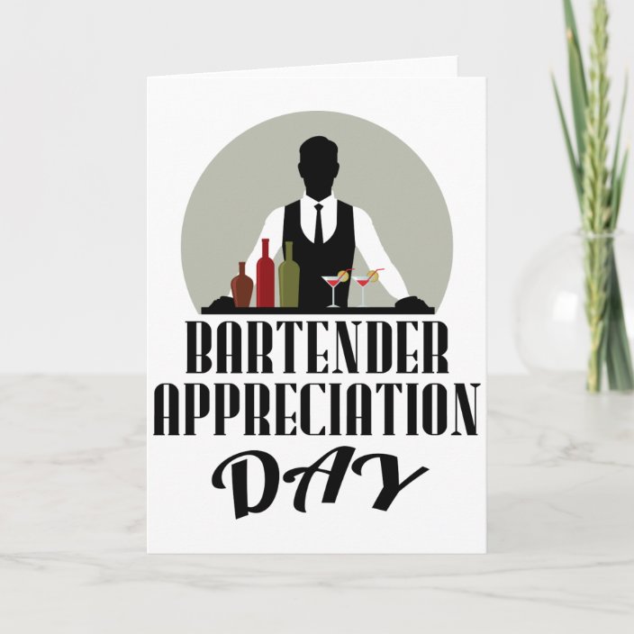 Bartender Appreciation Day Card