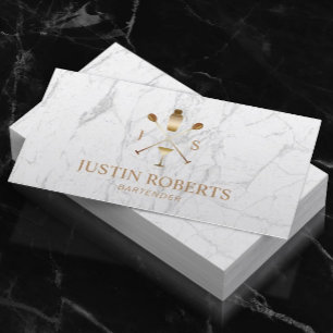 Bartender Bar Business Card