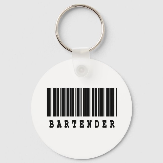 bartender barcode design keychain (Front)